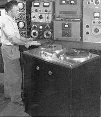 Первый профессиональный магнитофон фирмы &quot;Ampex&quot;, США, ок. 1948