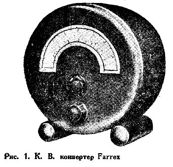 Рис.1. К.В. конвертер Farrex