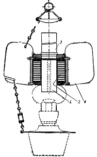 Рис. 4. Устройство термоэлектрогенератора ТГК-3
