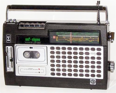 Портативная кассетная магнитола "Вэф-260" (Vef-Sigma) 