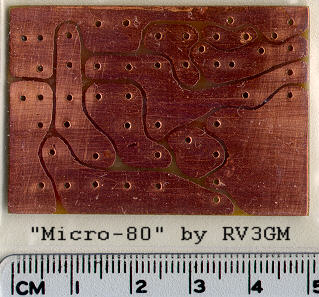 печатная плата микротрансивера Микро-80