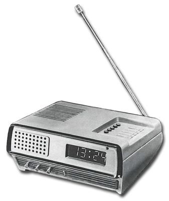 Радио часы электронные "Электроника 2-07"