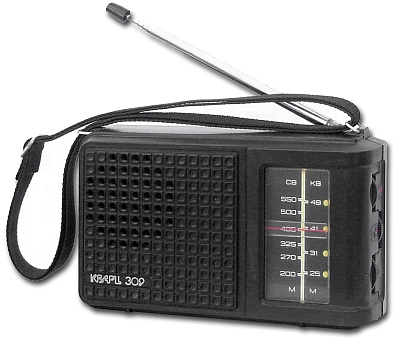 Транзисторный радиоприёмник "Кварц-309" ("Кварц-309-1", "Кварц РП-309") 
