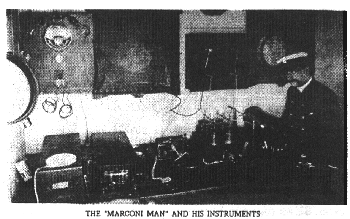 Рис.1. The "Marconi Man" and his instruments