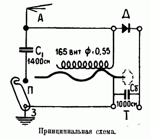 Схема приемника П-4