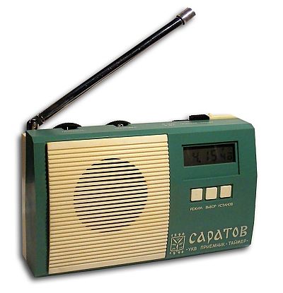 УКВ радиоприёмник с таймером "Саратов-400"